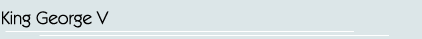 King George V
