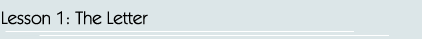 Lesson 1