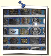 A Collection of Belt Buckles Relating to the Oil Industry